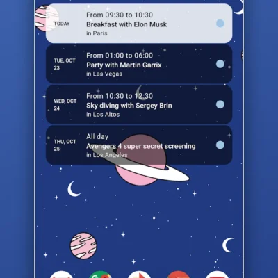 Calendar Widget by Home Agenda