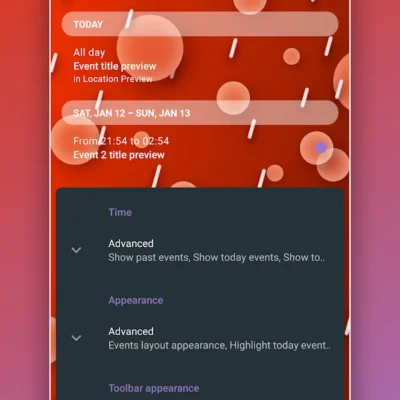 Calendar Widget by Home Agenda screenshot