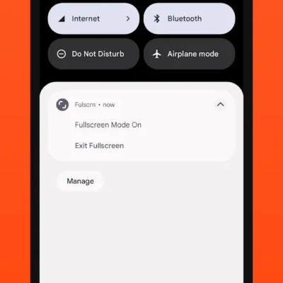 Fulscrn android