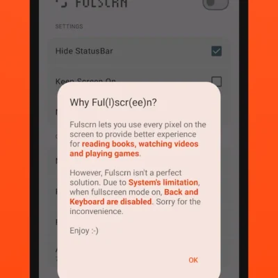 Fulscrn screenshot