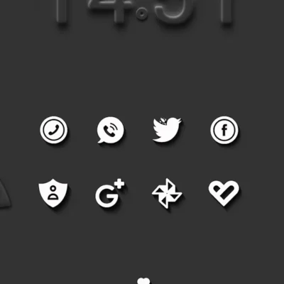 Type4-White Icon Pack screenshot