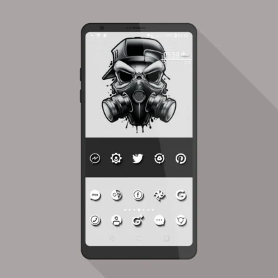 Type4-White Icon Pack android