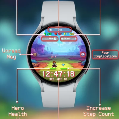 Step Quest Watch Face screenshot