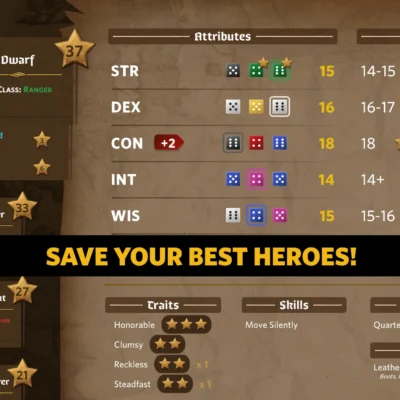 Roll Player - The Board Game android screenshot