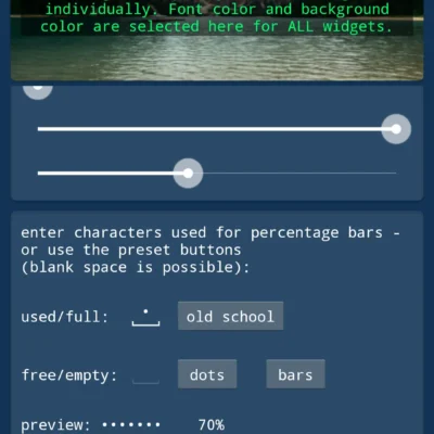 Android System Widgets android screenshot