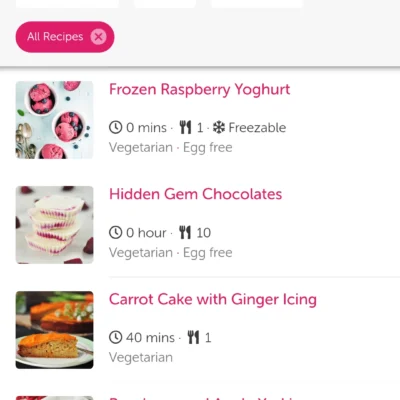 Fussy Toddler Recipes android screenshot