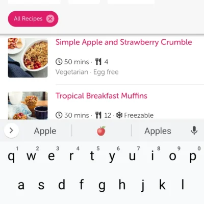 Fussy Toddler Recipes android screenshot