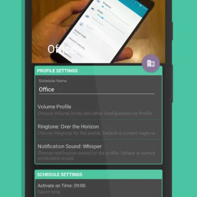 Volume Scheduler android