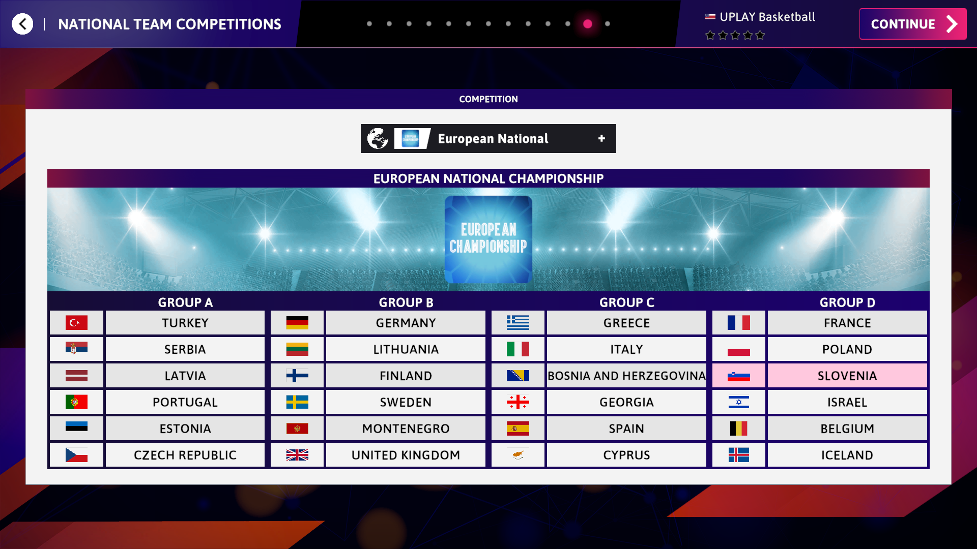 iBasketball Manager 26 Android Screenshot