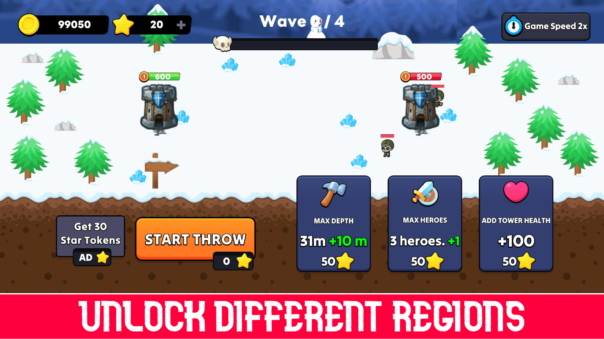 Deep Heroes Tower: TD Premium Android Screenshot 2