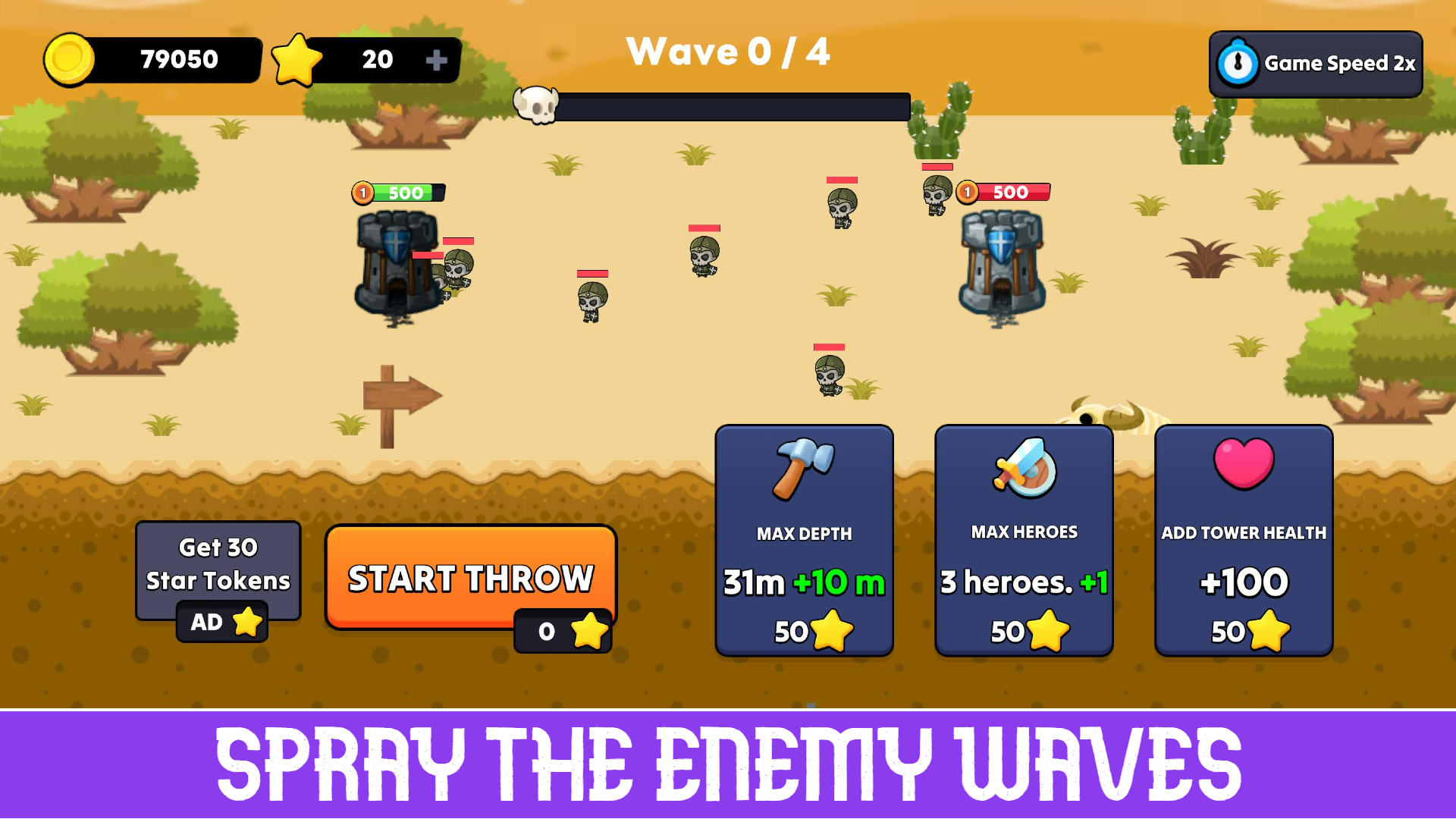 Deep Heroes Tower: TD Premium Android Screenshot 4