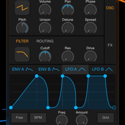 Shaper - Synthesizer Android Screenshot 2