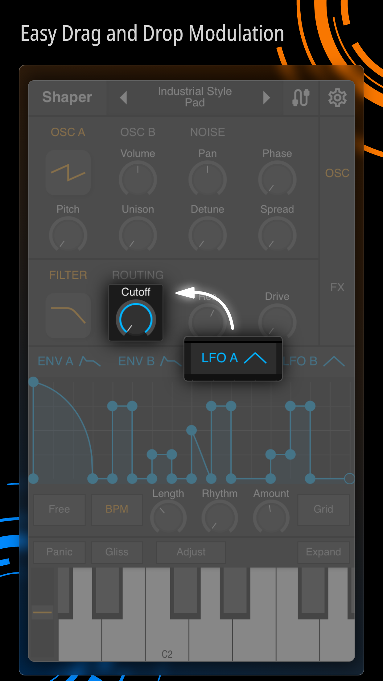 Shaper - Synthesizer Android Screenshot 3