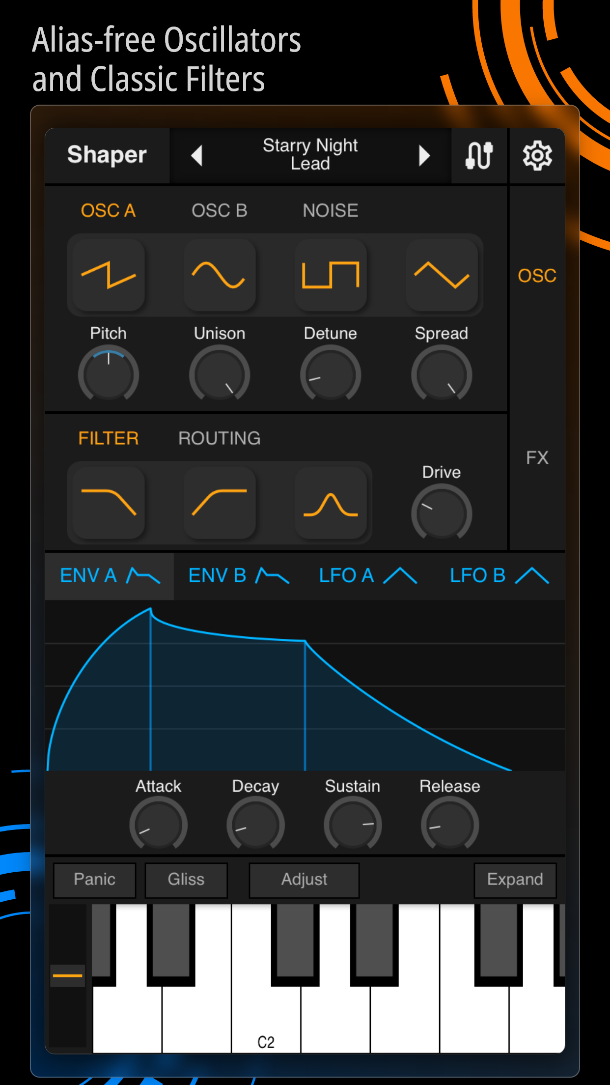 Shaper - Synthesizer Android Screenshot 4