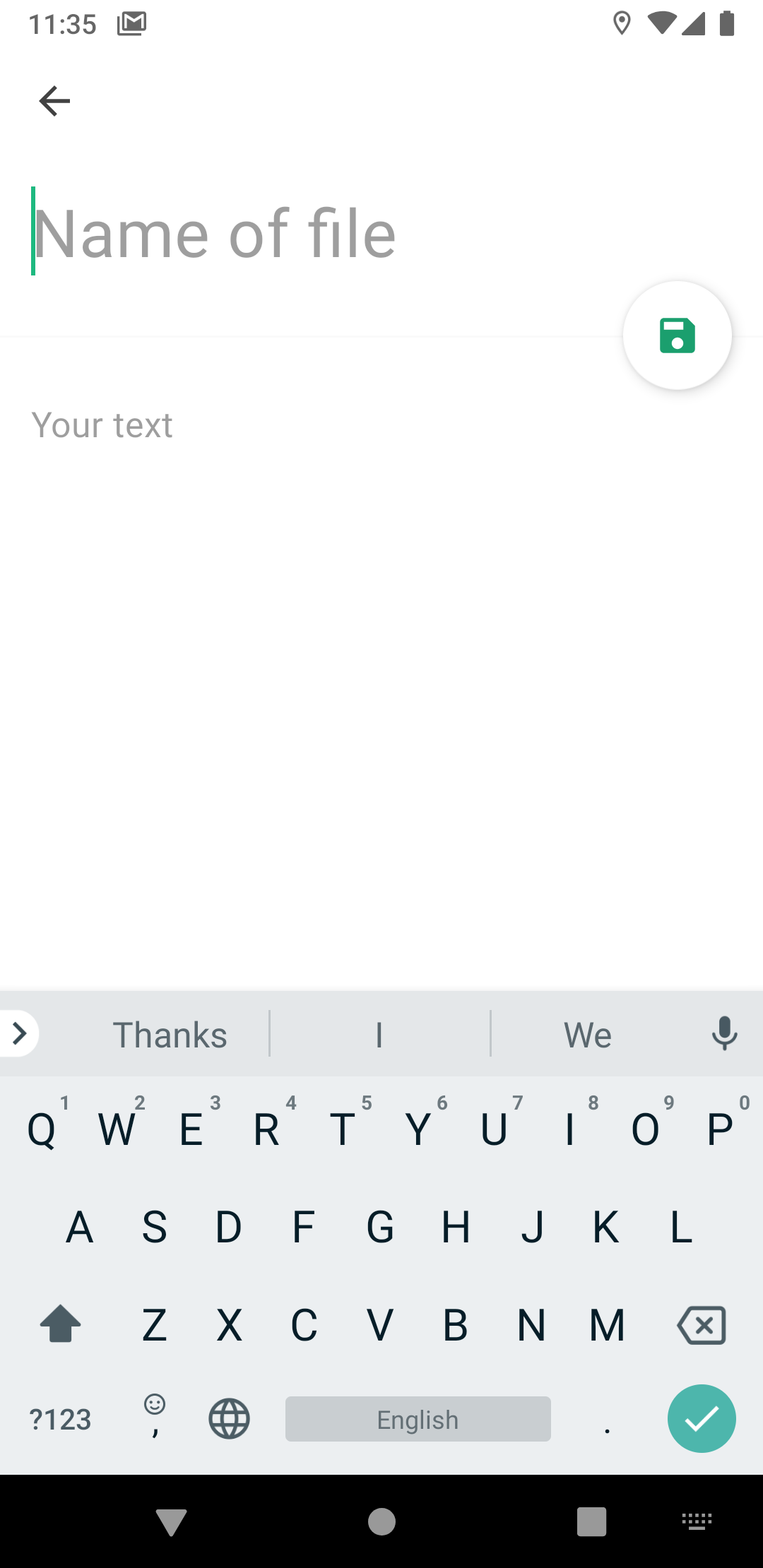 txtpad+ — Create txt files Android Screenshot 4