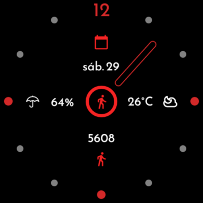 AD SleeK - Watch Face Android Screenshot