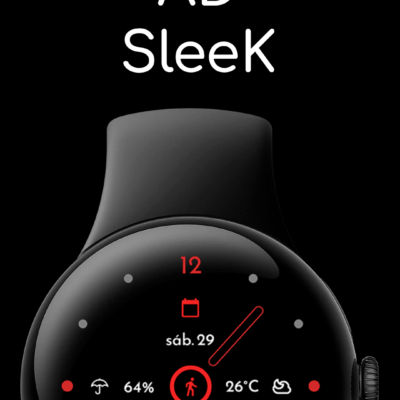 AD SleeK - Watch Face Android Screenshot 2