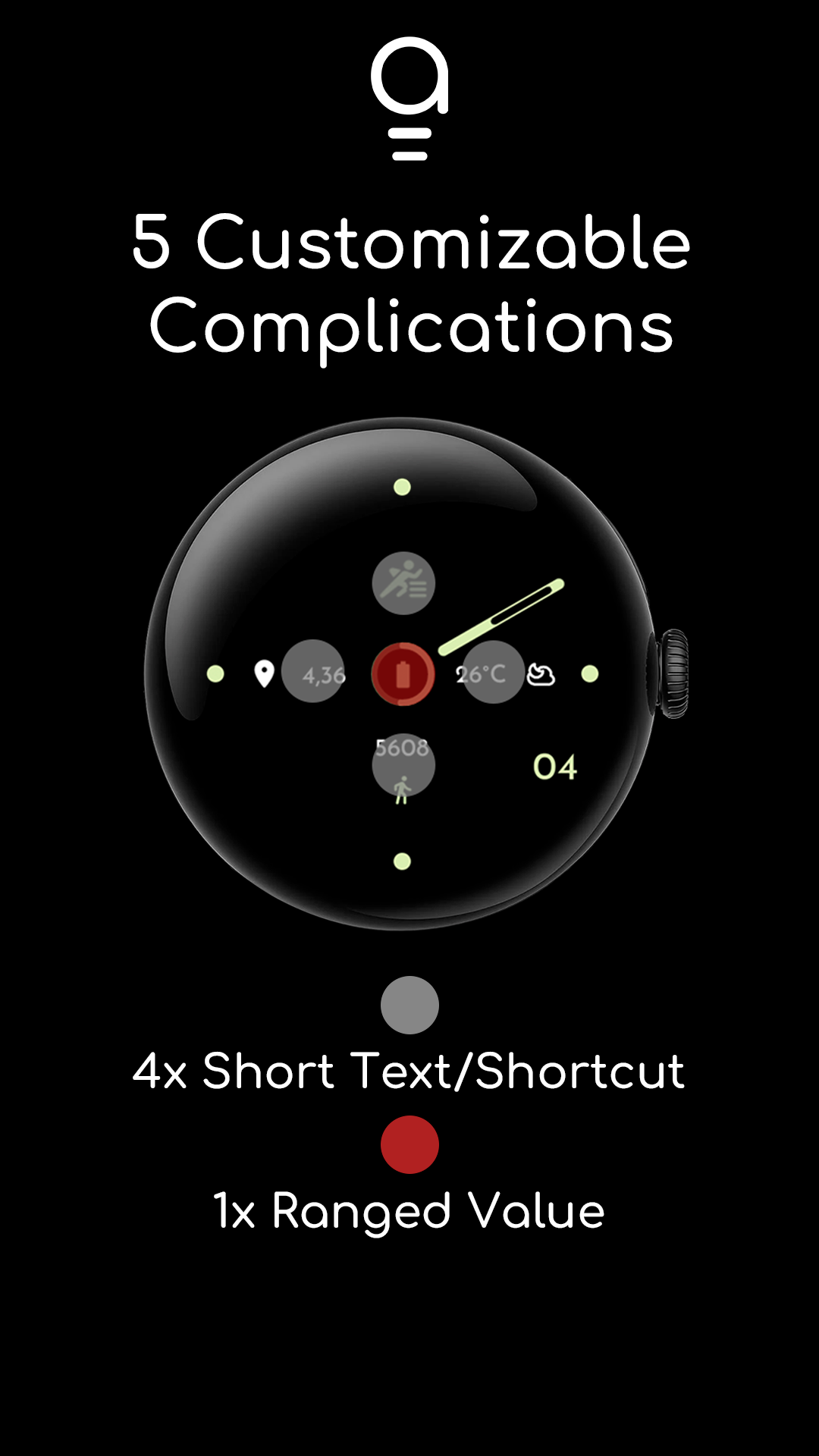 AD SleeK - Watch Face Android Screenshot 3