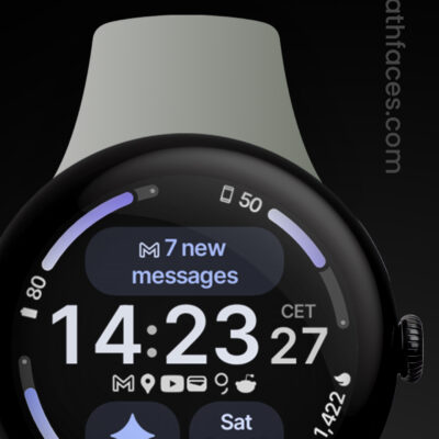Adaptive Watch Face Android Screenshot 2