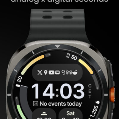Adaptive Watch Face Android Screenshot 3