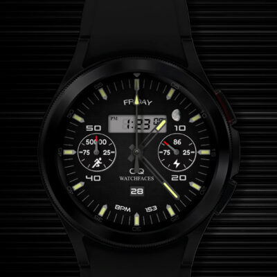 Analog Basic 11B Wear OS 5+ Android Screenshot 2