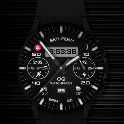Analog Basic 11B Wear OS 5+ Android Screenshot 3
