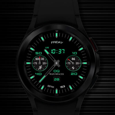 Analog Basic 11B Wear OS 5+ Android Screenshot 4