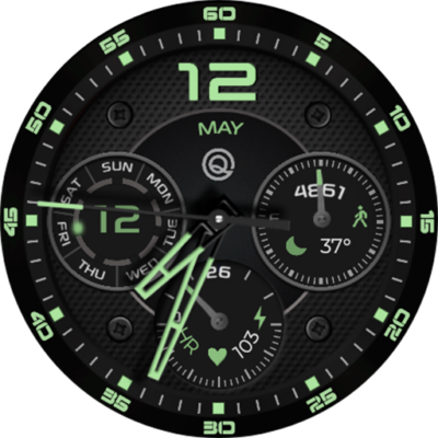 Analog Basic 13 Wear OS 4+ Android Screenshot