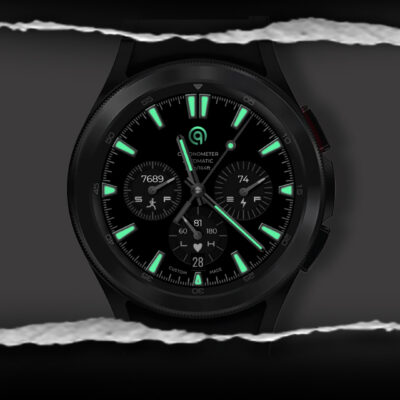 Analog Basic 23 WEAR OS 4+ Android Screenshot 2