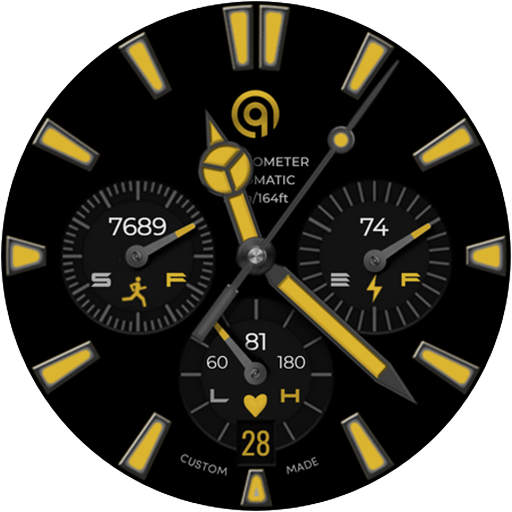 Analog Basic 23 WEAR OS 4+ Android Screenshot