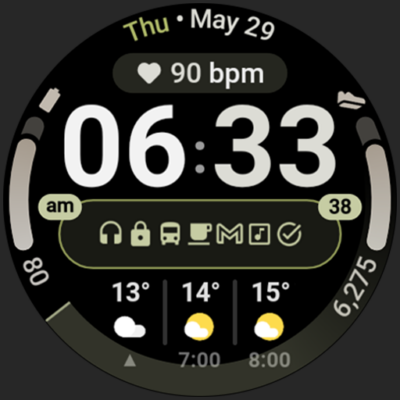 Apex 2.0 Watch Face Android Screenshot
