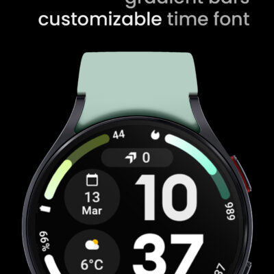 Arcs D5 Watch Face Android Screenshot 4