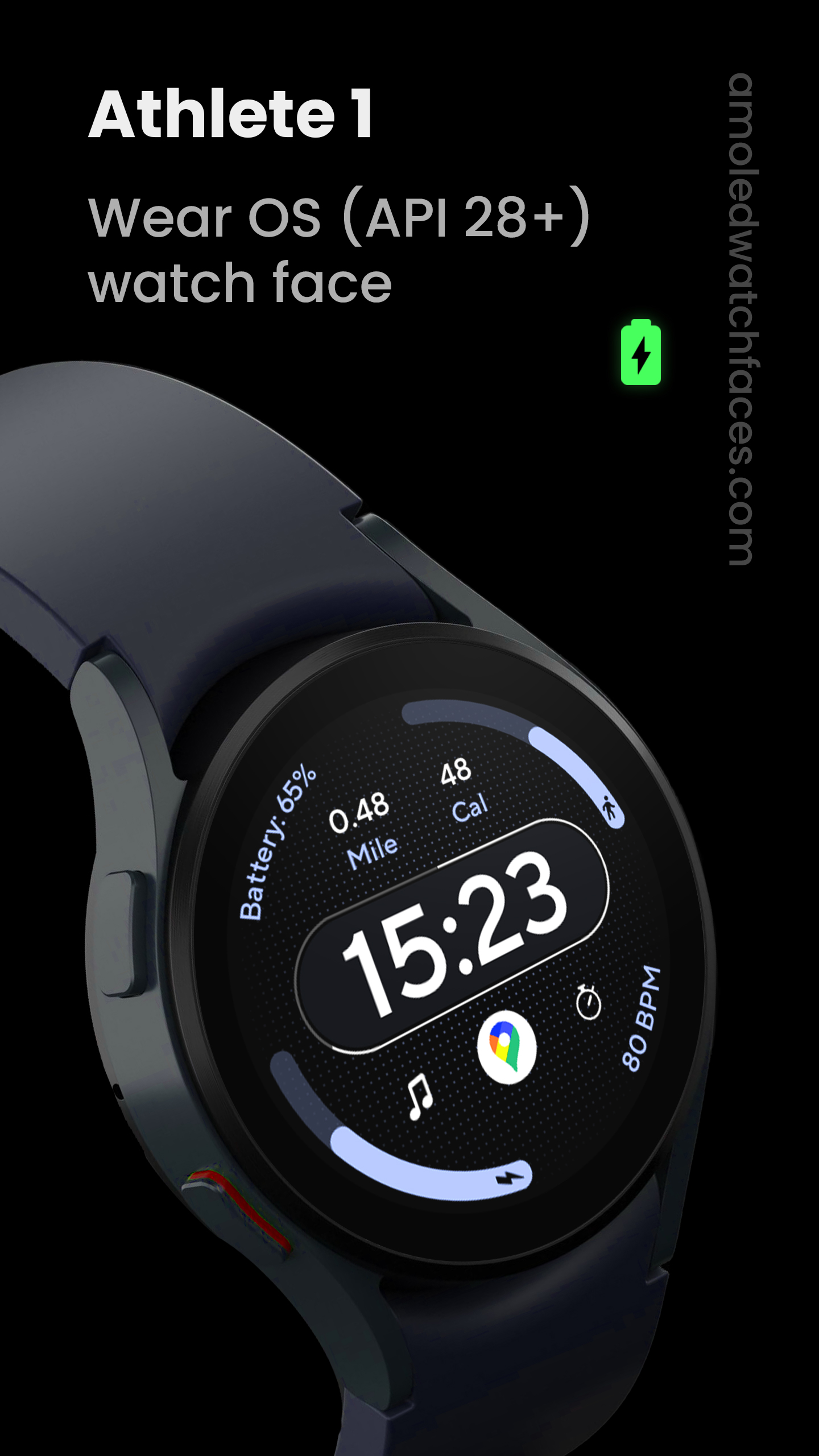 Athlete 1 Watch face Android Screenshot 2