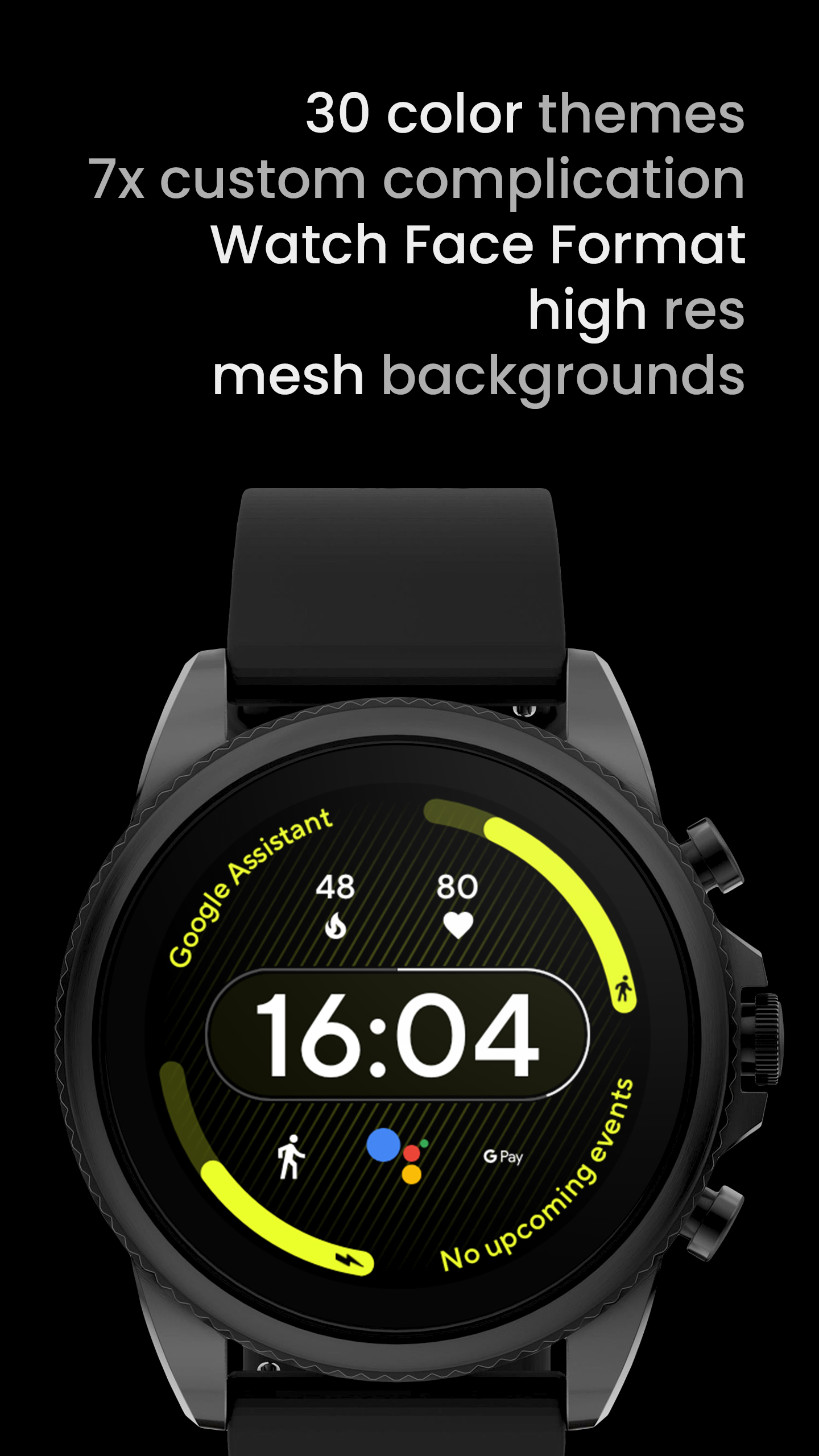 Athlete 1 Watch face Android Screenshot 3