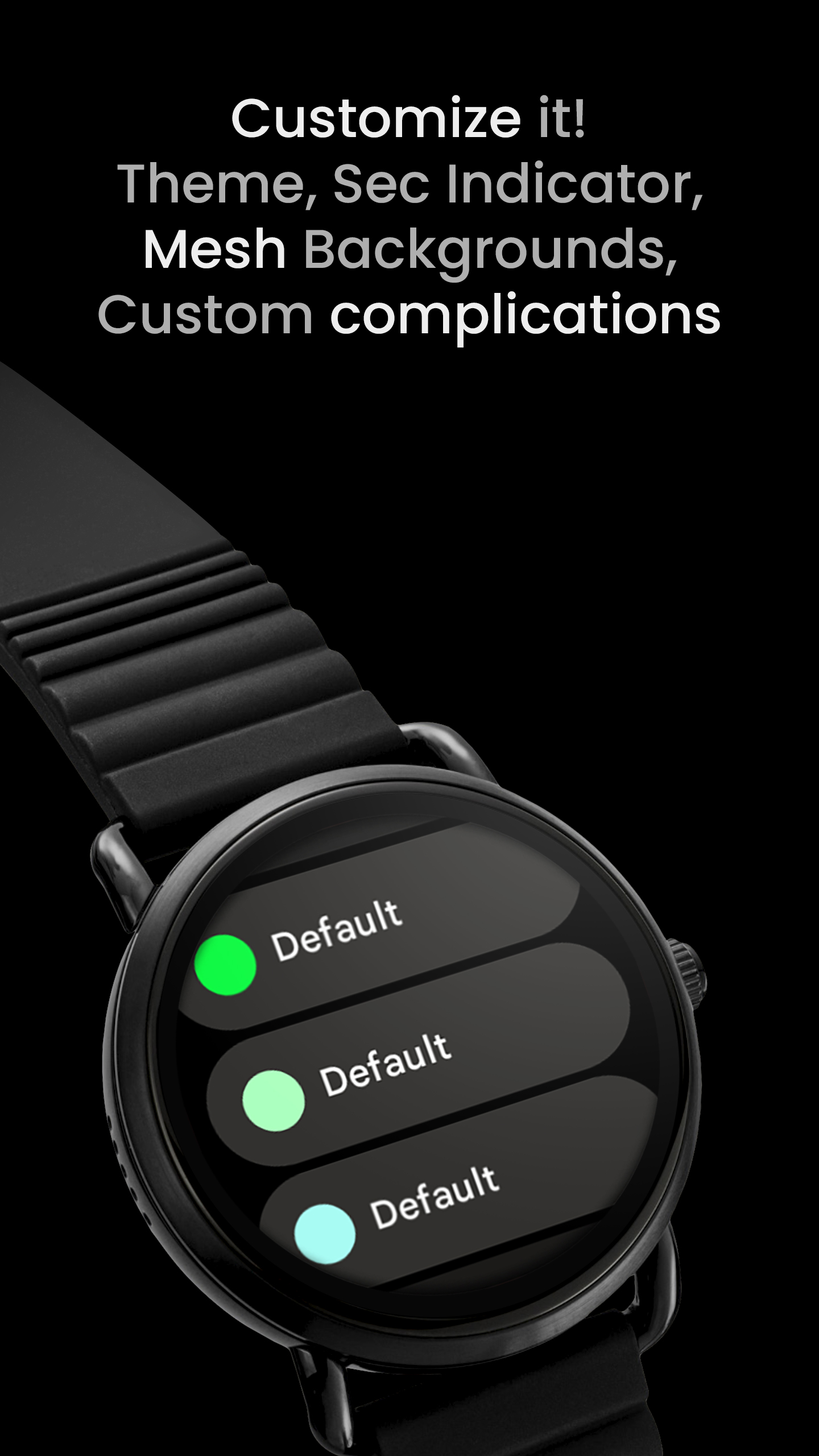 Athlete 1 Watch face Android Screenshot 4