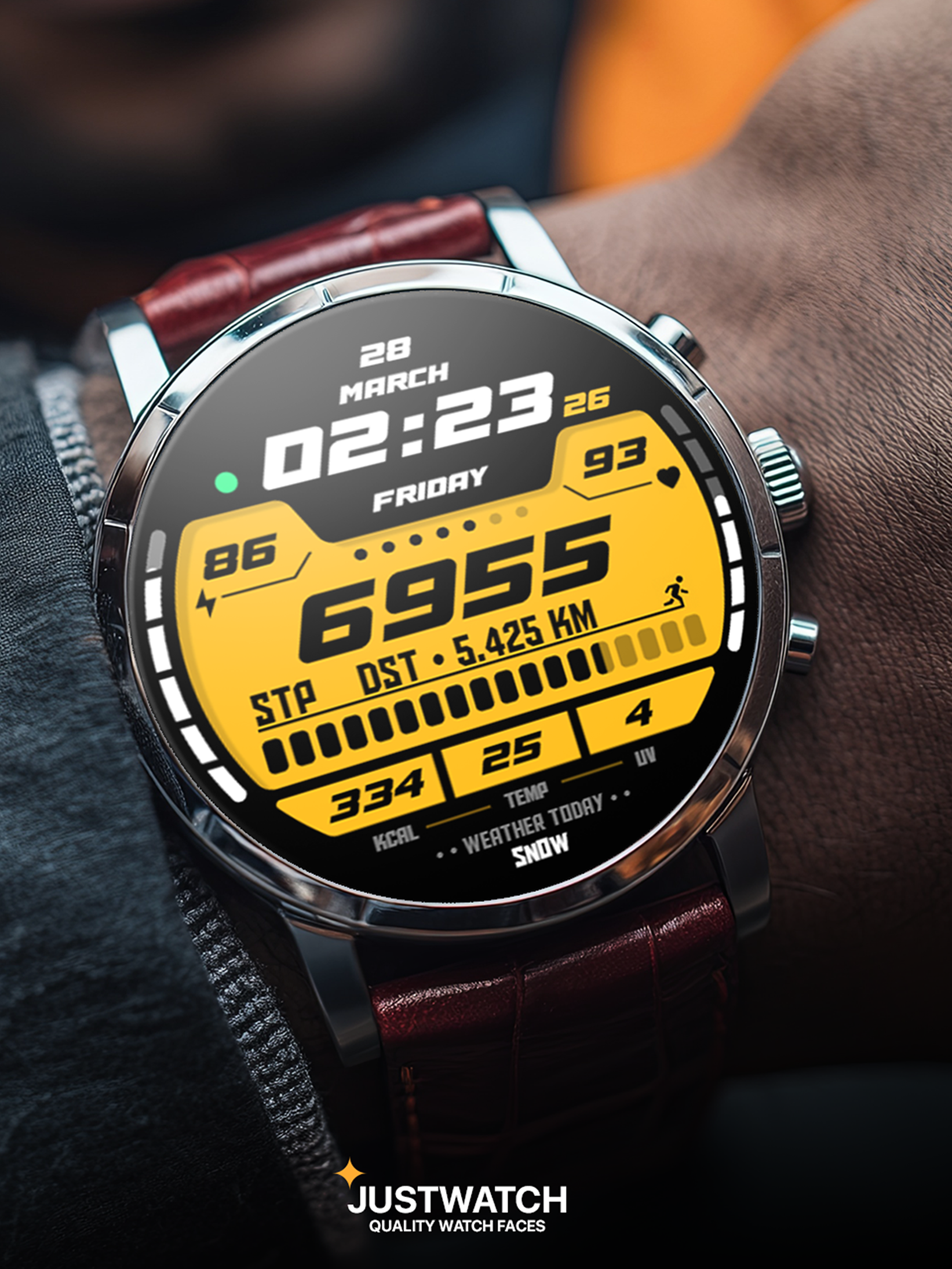 AthletiX - Watch Face Android Screenshot 2