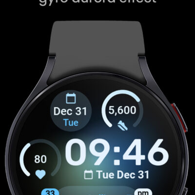 Aurora Watch Face Android Screenshot 2
