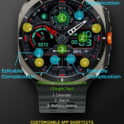 Ballozi OPTIM Hybrid Analog Android Screenshot 3