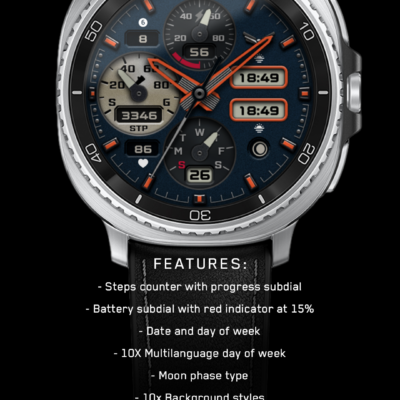 Ballozi ORUS - Hybrid Analog Android Screenshot 2