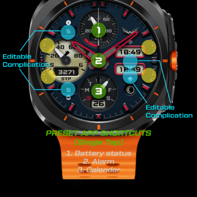 Ballozi ORUS - Hybrid Analog Android Screenshot 3