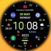 Black practical MOD Watch face Android Screenshot