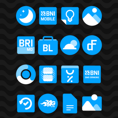 Blue - Icon Pack Android Screenshot 2