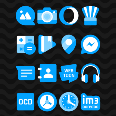 Blue - Icon Pack Android Screenshot 4