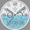 Blue White For Wear OS Android Screenshot