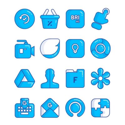 Blueberry - icon pack Android Screenshot 2