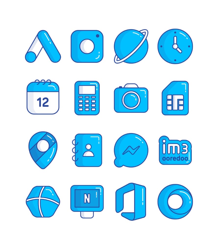 Blueberry - icon pack Android Screenshot 3