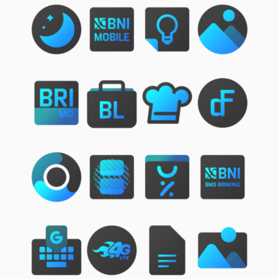 Bluediant - Icon Pack Android Screenshot 2