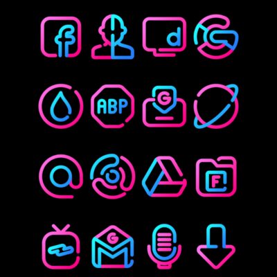 Bubble Gum - Lines Icon Pack Android Screenshot 3