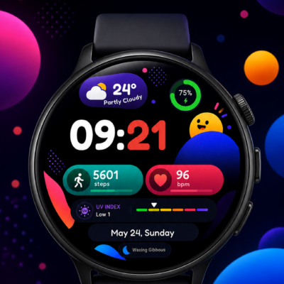 BubbleVerse Watch Face GTG4 Android Screenshot 2