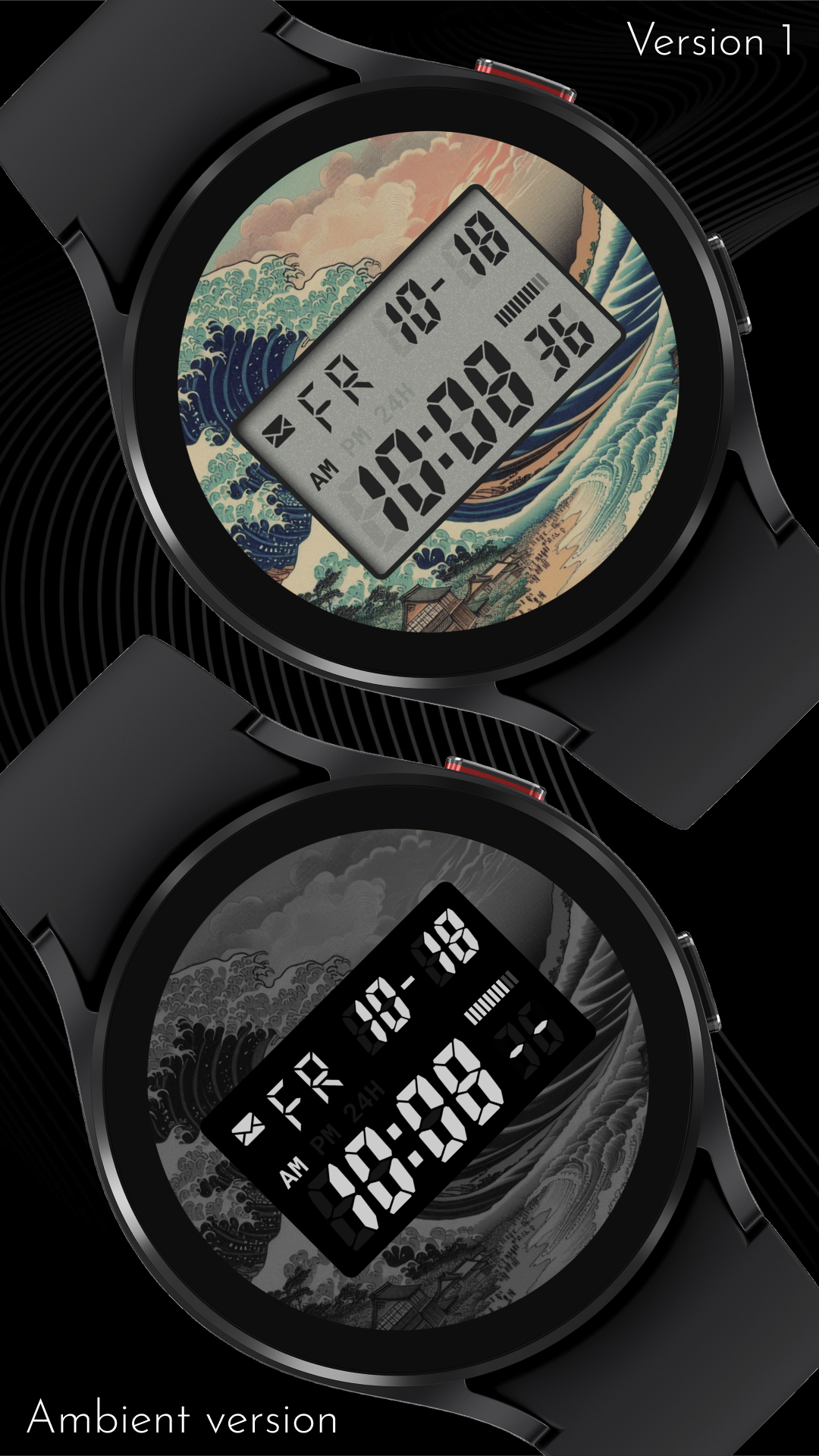 CELEST5562 Retro Digital Watch Android Screenshot 2